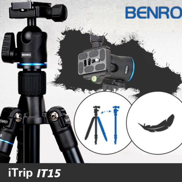 Алюмінієвий штатив (KIT) IT15 "Travel" з моноподом